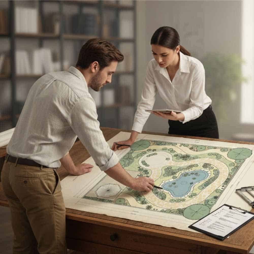 2D Landscape Design Page for TWLS - Consultation & Site Analysis