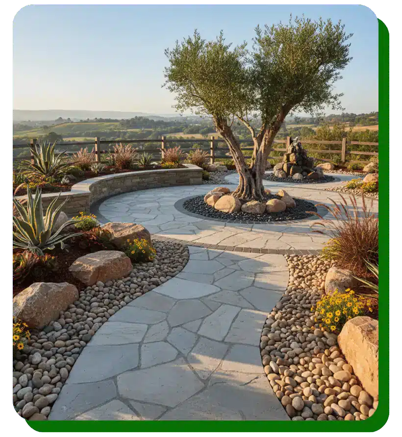 Decorative Stone Landscaping in Round Rock new
