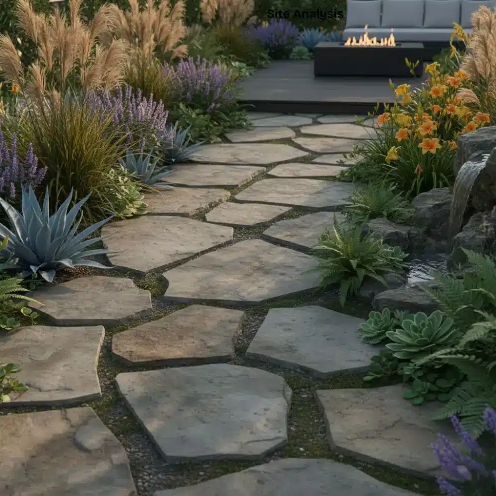 Detailed 3D Landscaping Rendering