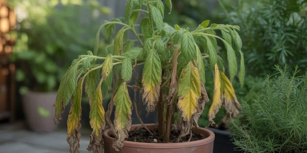 Droopy Discolored Leaves