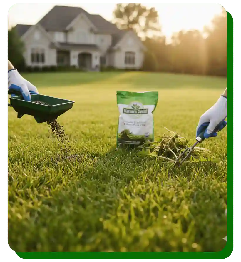 Healthy, Green Lawns Start with Expert Fertilization & Weed Control