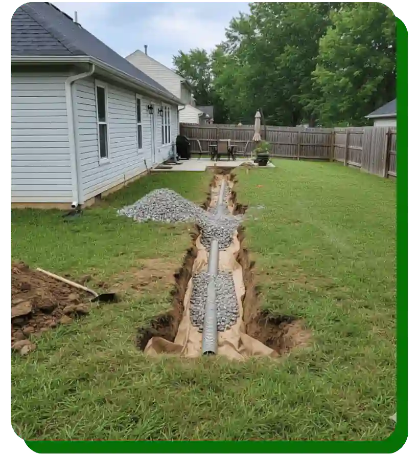 How Round Rock French Drain Installation Solves Your Drainage Problems