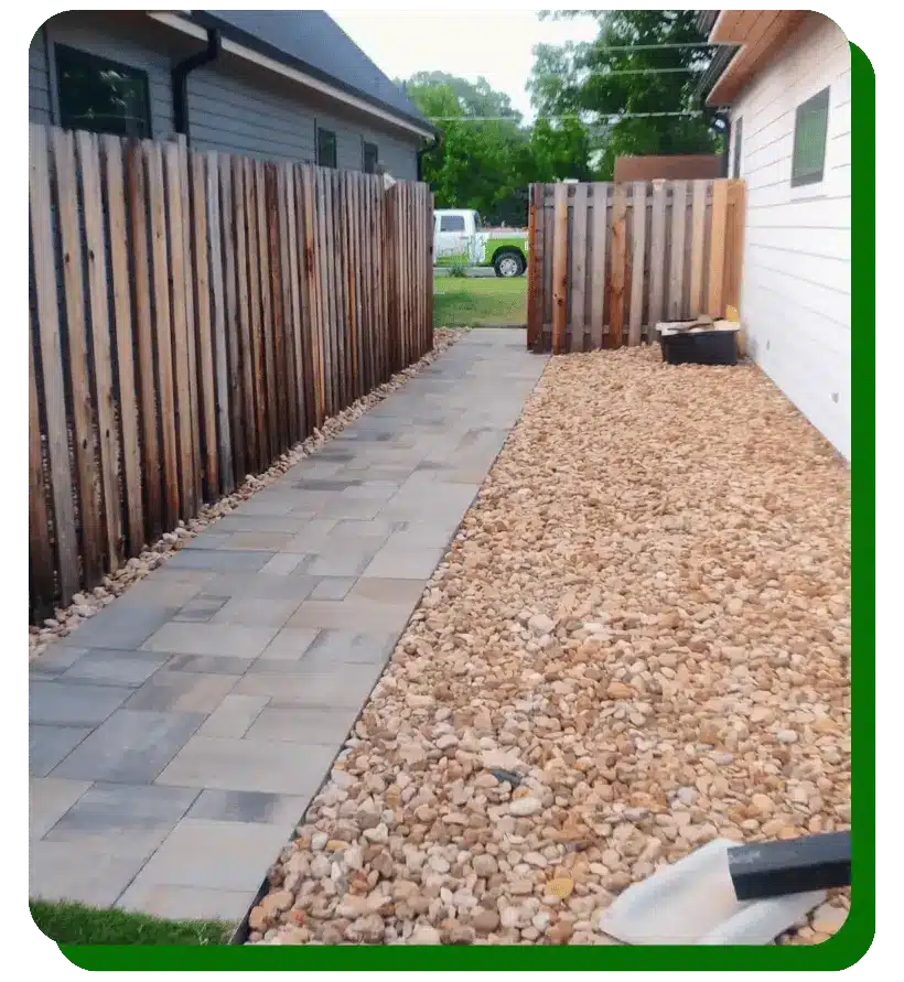 Stepping Stone Walkways Installation