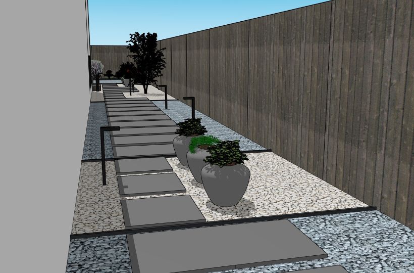 Stepping Stone Landscape Path