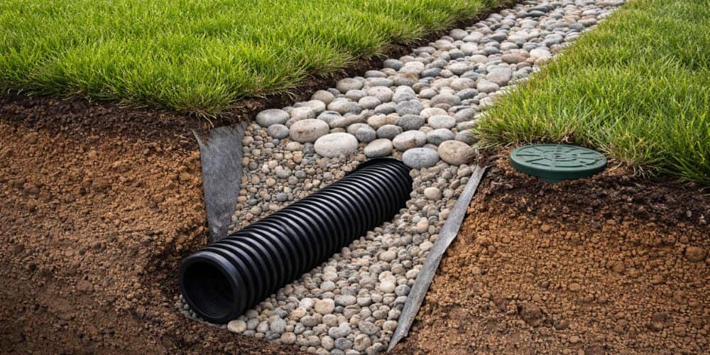 Surface French Drain