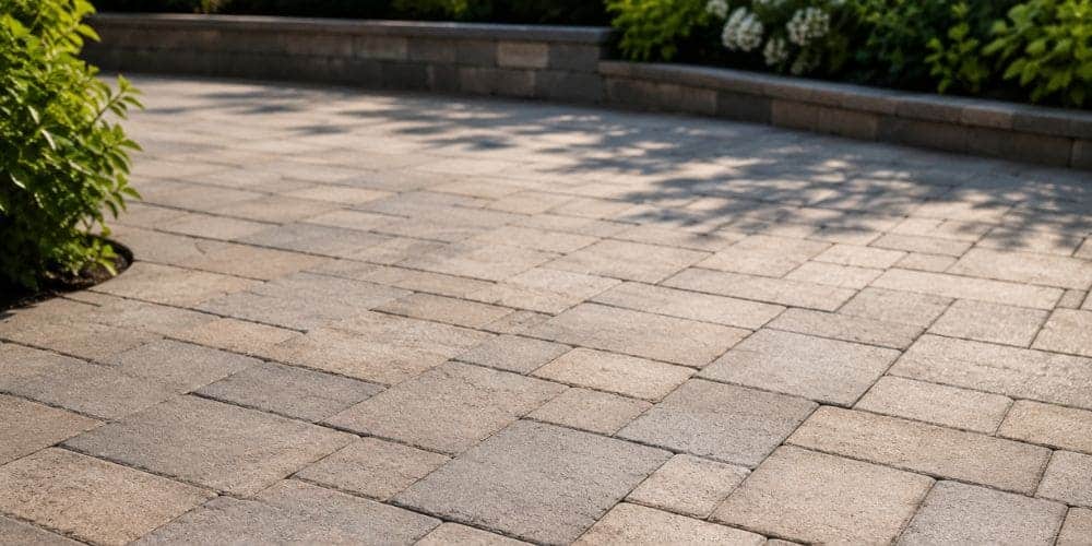 Let the Pavers Dry Completely