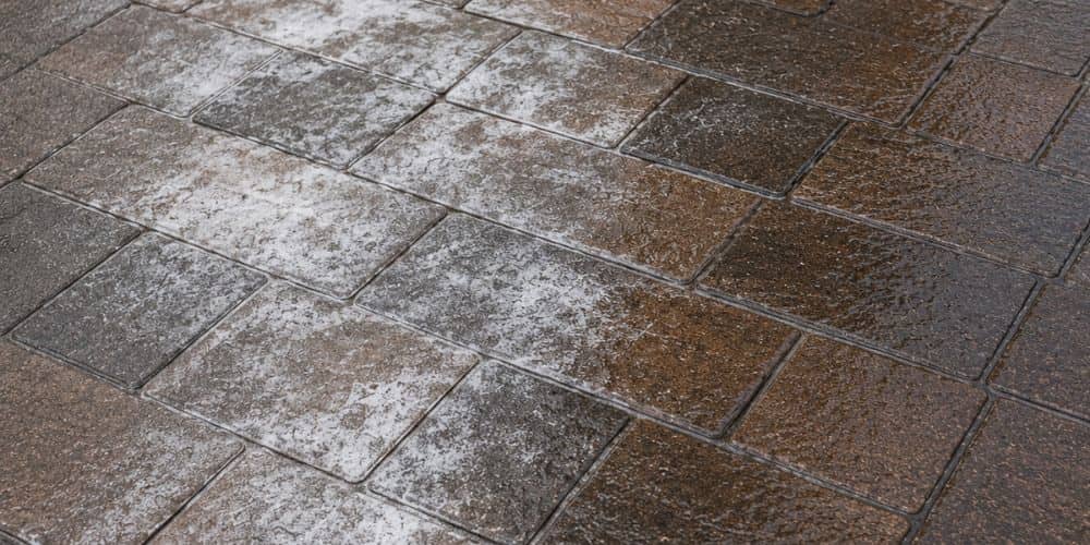 Sealer Applied Over Efflorescence