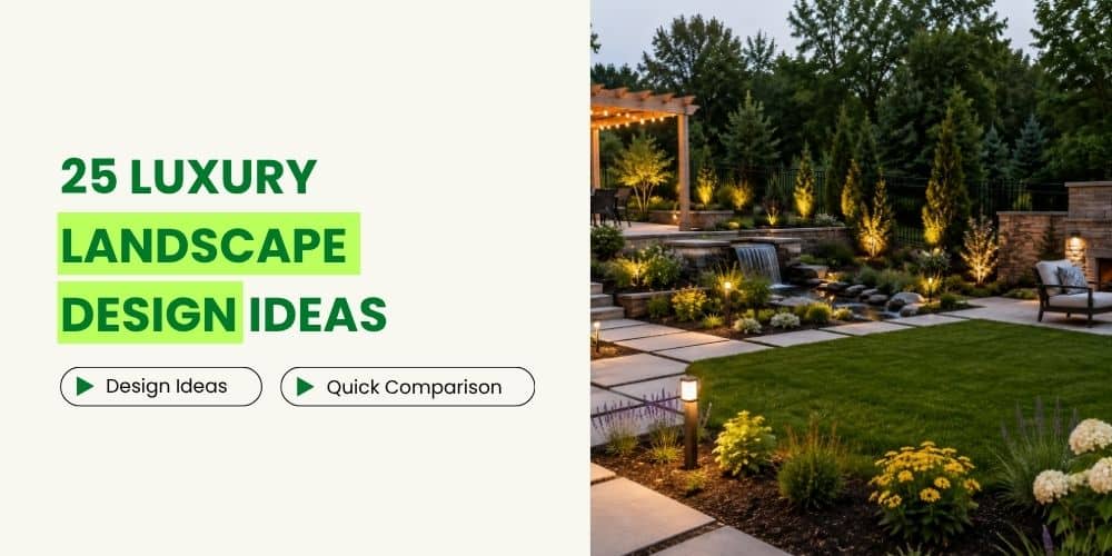 25 Luxury Landscape Design Ideas