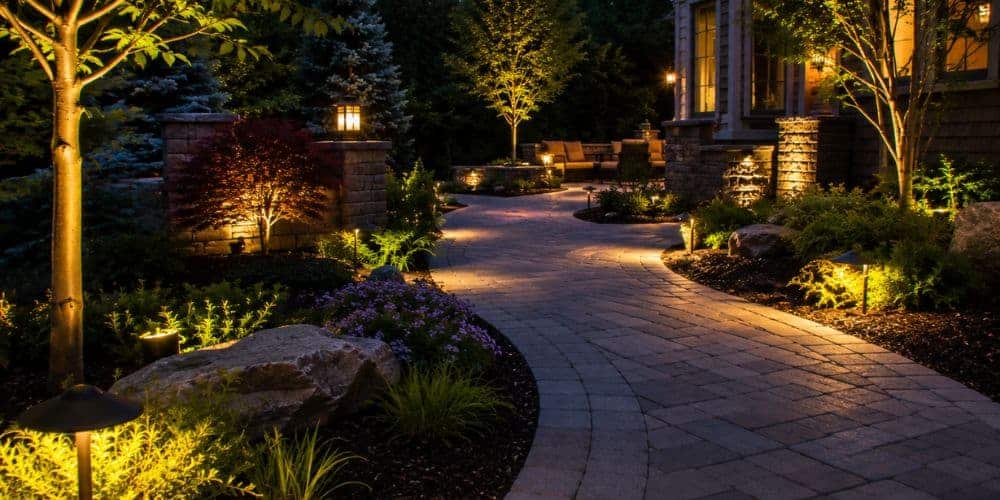 Timed landscape lighting