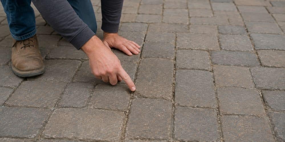 Inspect the Pavers and Joints