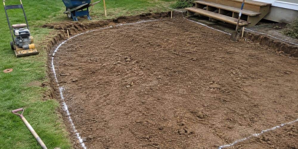 Plan and Excavate the Patio