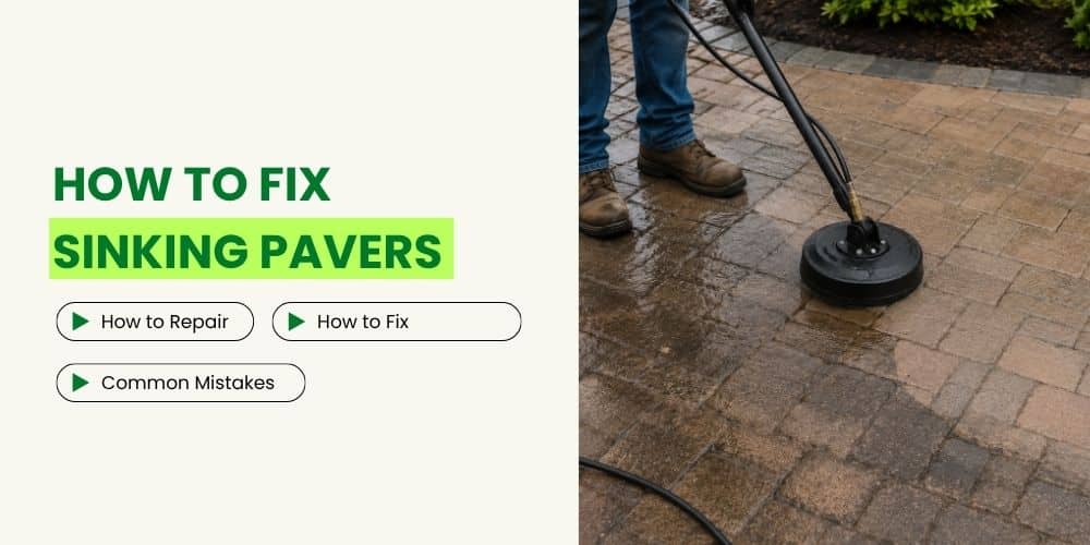How to Fix Sinking Pavers